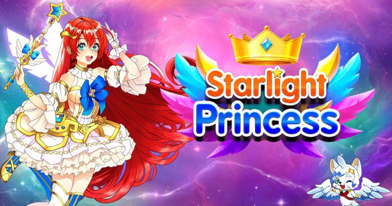 Starlight Princess Logo with slot game fairy စလော့ဂိမ်းများ