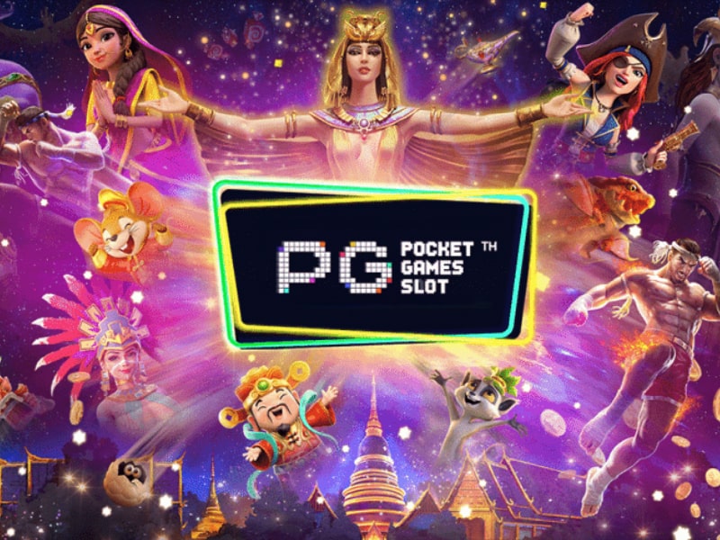 PG game characters and PG soft logo